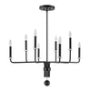 Uttermost Ebony - 8 Light Chandelier-20.88 Inches Tall and 34 Inches Wide UT-21353