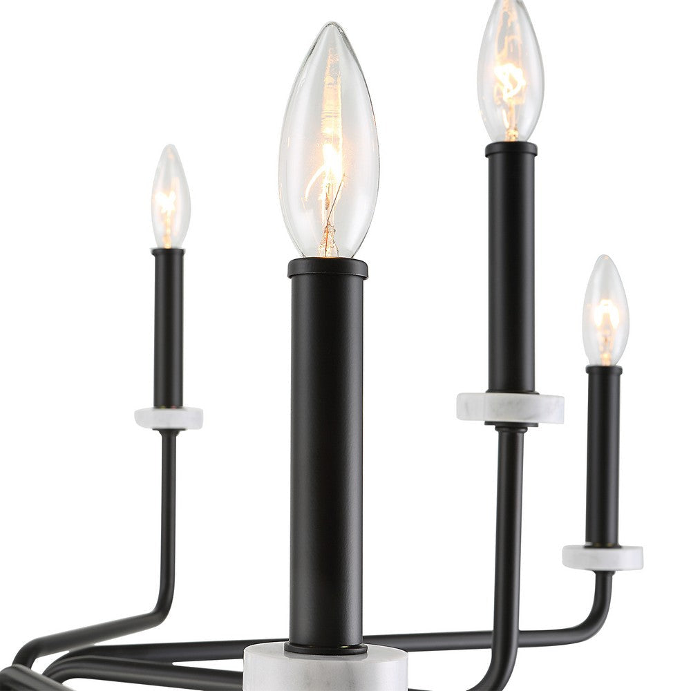 Uttermost Ebony - 8 Light Chandelier-20.88 Inches Tall and 34 Inches Wide UT-21353