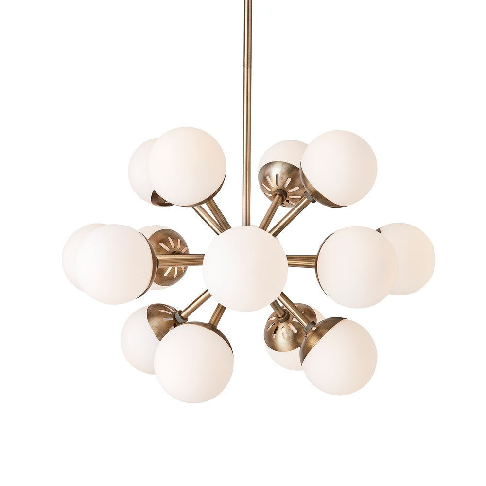 Uttermost Droplet - 16 Light Chandelier-17.13 Inches Tall and 28.13 Inches Wide