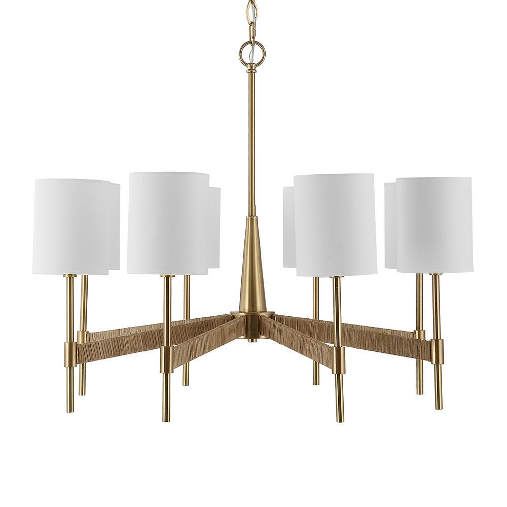 Uttermost Lautoka Rattan 8 Light Chandelier By Casagear Home UT-21372