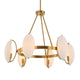 Uttermost Oviform 6 Light Round Chandelier