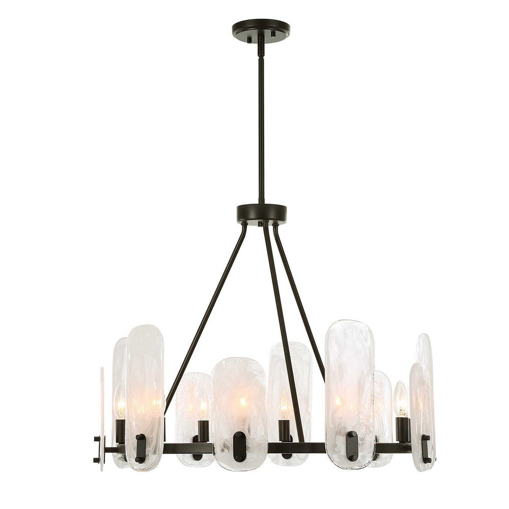 Uttermost Ellipse 10 Light Dark Bronze Chandelier UT-21381
