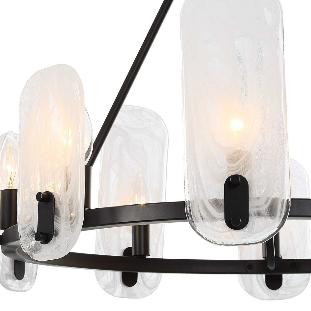 Uttermost Ellipse 10 Light Dark Bronze Chandelier UT-21381
