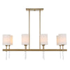 Uttermost 21388 Awyr - 8 Light Linear Chandelier-16.5 Inches Tall and 43.5 Inches Wide UT-21388