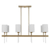 Uttermost 21388 Awyr - 8 Light Linear Chandelier-16.5 Inches Tall and 43.5 Inches Wide UT-21388