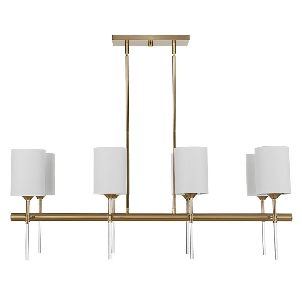 Uttermost 21388 Awyr - 8 Light Linear Chandelier-16.5 Inches Tall and 43.5 Inches Wide UT-21388