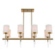 Uttermost 21388 Awyr - 8 Light Linear Chandelier-16.5 Inches Tall and 43.5 Inches Wide UT-21388