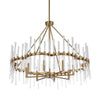 Uttermost Crystal Stick 8 Light Brass Chandelier UT-21389