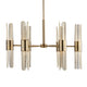 Uttermost 21391 Cret - 96W 12 LED Chandelier-20.63 Inches Tall and 31 Inches Wide UT-21391