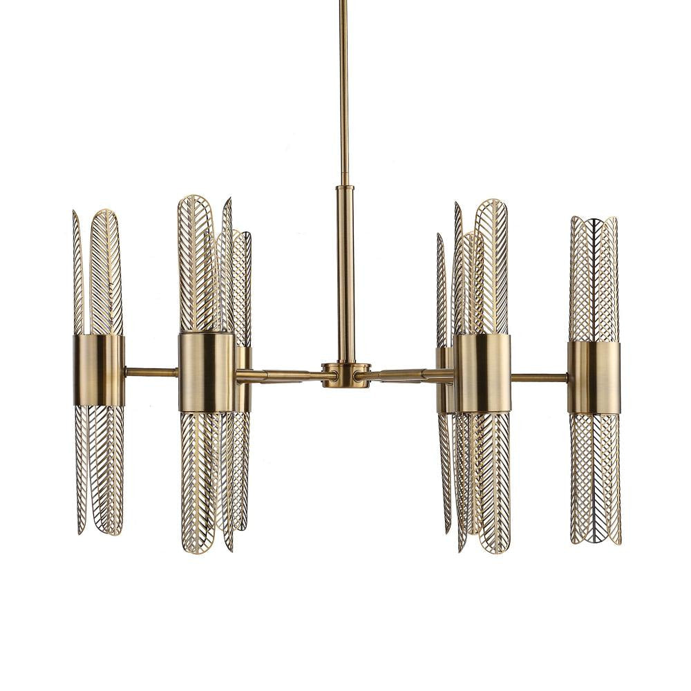 Uttermost 21391 Cret - 96W 12 LED Chandelier-20.63 Inches Tall and 31 Inches Wide UT-21391