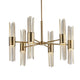 Uttermost 21391 Cret - 96W 12 LED Chandelier-20.63 Inches Tall and 31 Inches Wide UT-21391