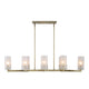Uttermost Mistie 8 Light Linear Chandelier UT-21392