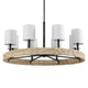 Uttermost 21393 Faiyam - 8 Light Chandelier-18.25 Inches Tall and 36.5 Inches Wide UT-21393