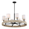 Uttermost 21393 Faiyam - 8 Light Chandelier-18.25 Inches Tall and 36.5 Inches Wide UT-21393