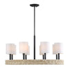 Uttermost 21393 Faiyam - 8 Light Chandelier-18.25 Inches Tall and 36.5 Inches Wide UT-21393