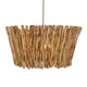 Uttermost Rhea 4 Light Wood Branch Chandelier UT-21395