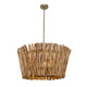 Uttermost Rhea 4 Light Wood Branch Chandelier UT-21395