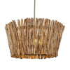 Uttermost Rhea 4 Light Wood Branch Chandelier UT-21395