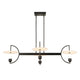 Uttermost Kyoto 4 Light Linear LED Chandelier