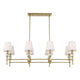 Uttermost Arques 8 Light Linear Chandelier UT-21402