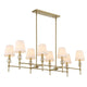 Uttermost Arques 8 Light Linear Chandelier