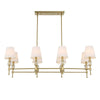 Uttermost Arques 8 Light Linear Chandelier UT-21402