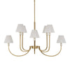 Uttermost Poppins 8 Light Brass Chandelier UT-21406