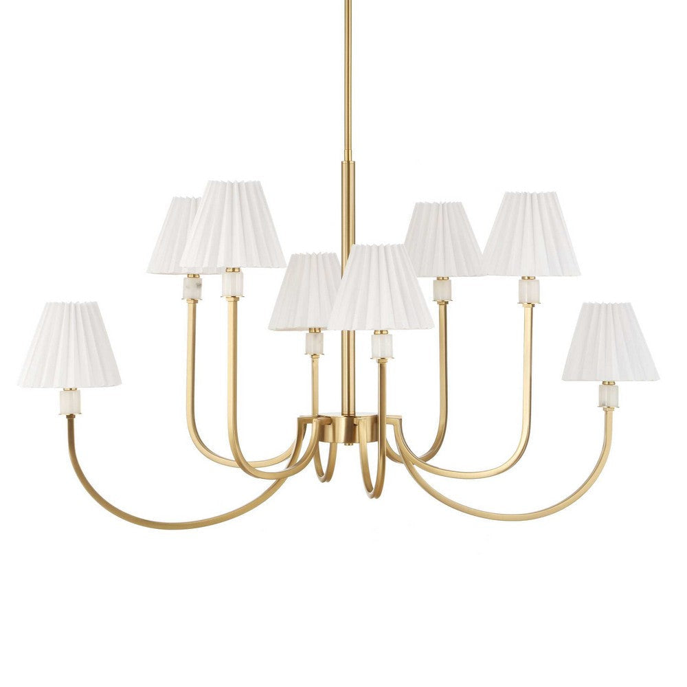 Uttermost Poppins 8 Light Brass Chandelier UT-21406