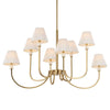 Uttermost Poppins 8 Light Brass Chandelier UT-21406