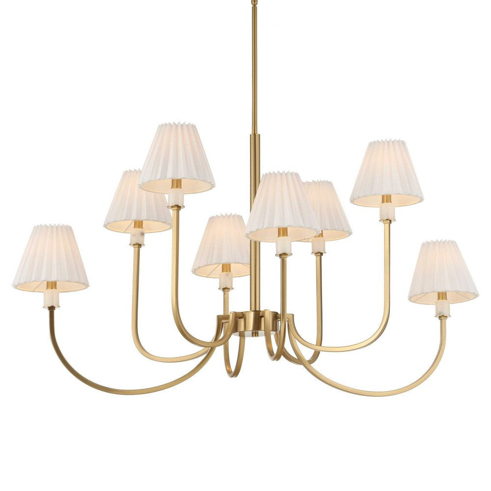 Uttermost Poppins 8 Light Brass Chandelier UT-21406