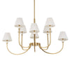 Uttermost Poppins 8 Light Brass Chandelier UT-21406