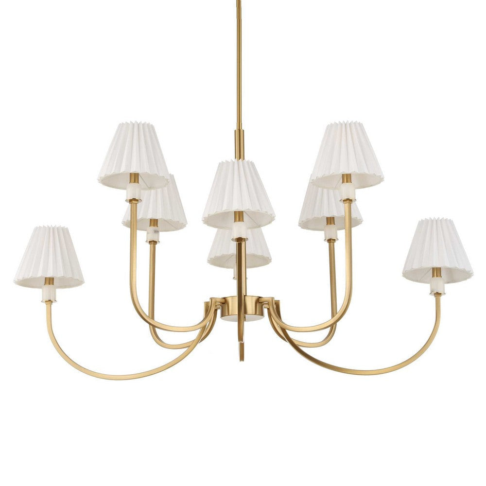 Uttermost Poppins 8 Light Brass Chandelier UT-21406