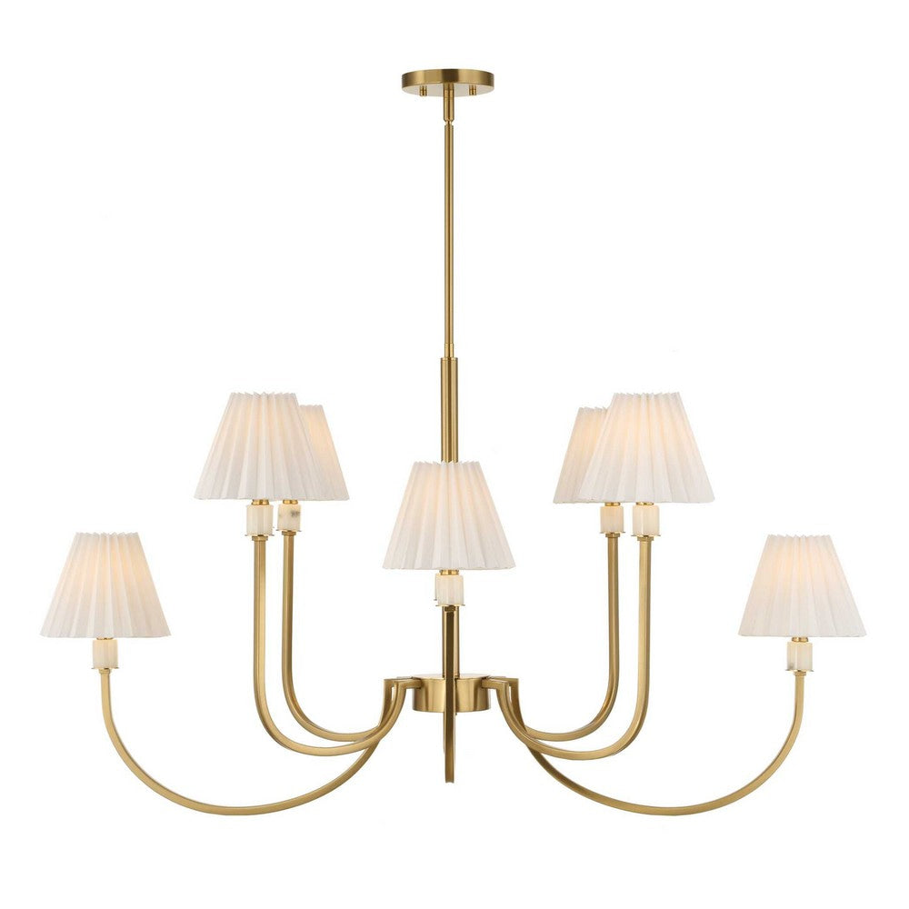 Uttermost Poppins 8 Light Brass Chandelier UT-21406