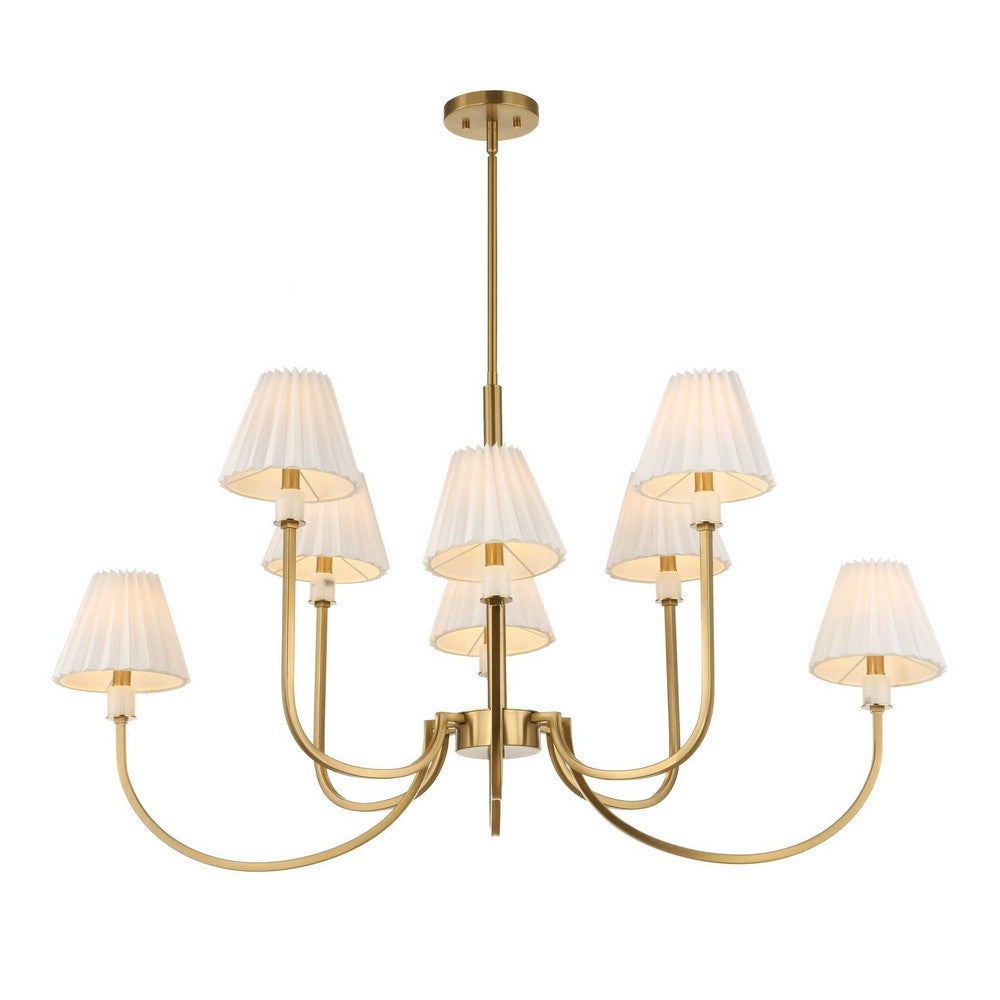 Uttermost Poppins 8 Light Brass Chandelier UT-21406