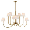 Uttermost Poppins 8 Light Brass Chandelier UT-21406