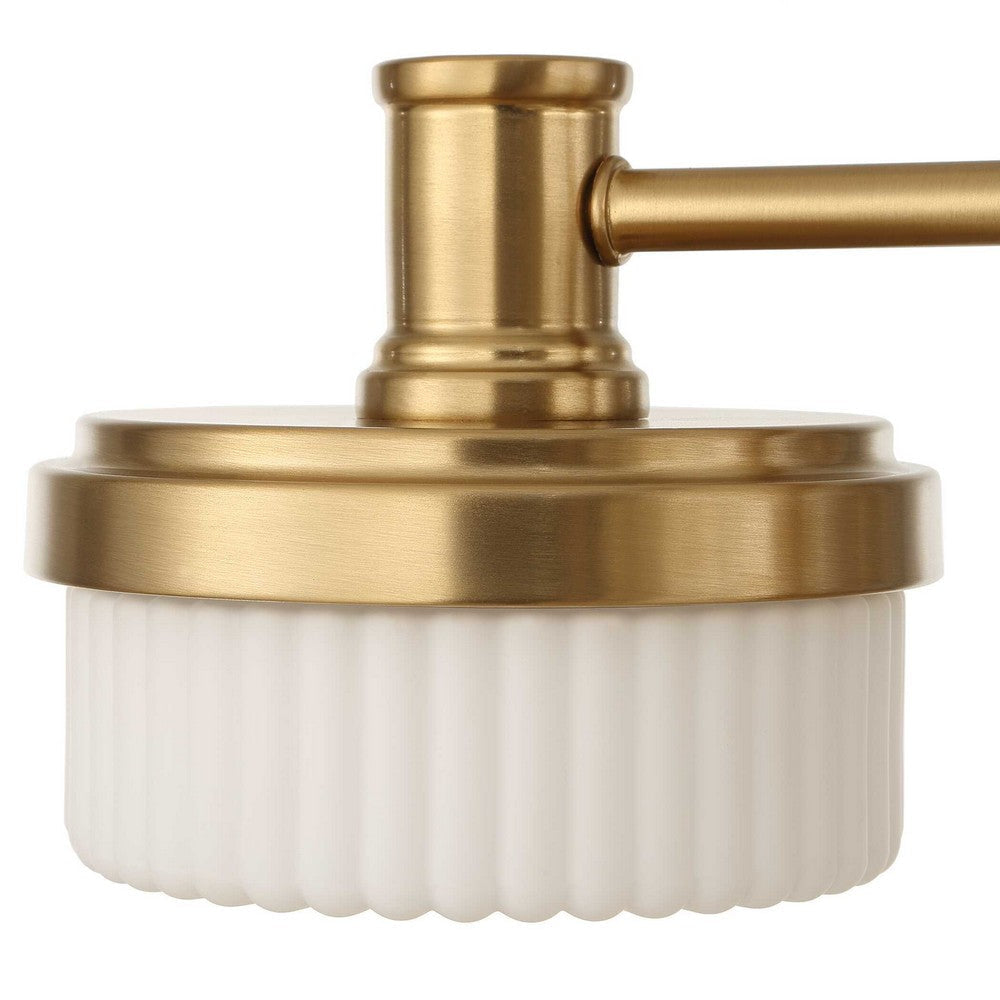 Uttermost Wedge 12 Lt LED Brass Chandelier UT-21408