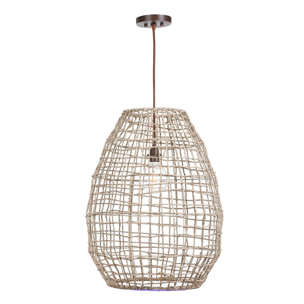 Uttermost Cross Weave 1 Light Pendant By Casagear Home