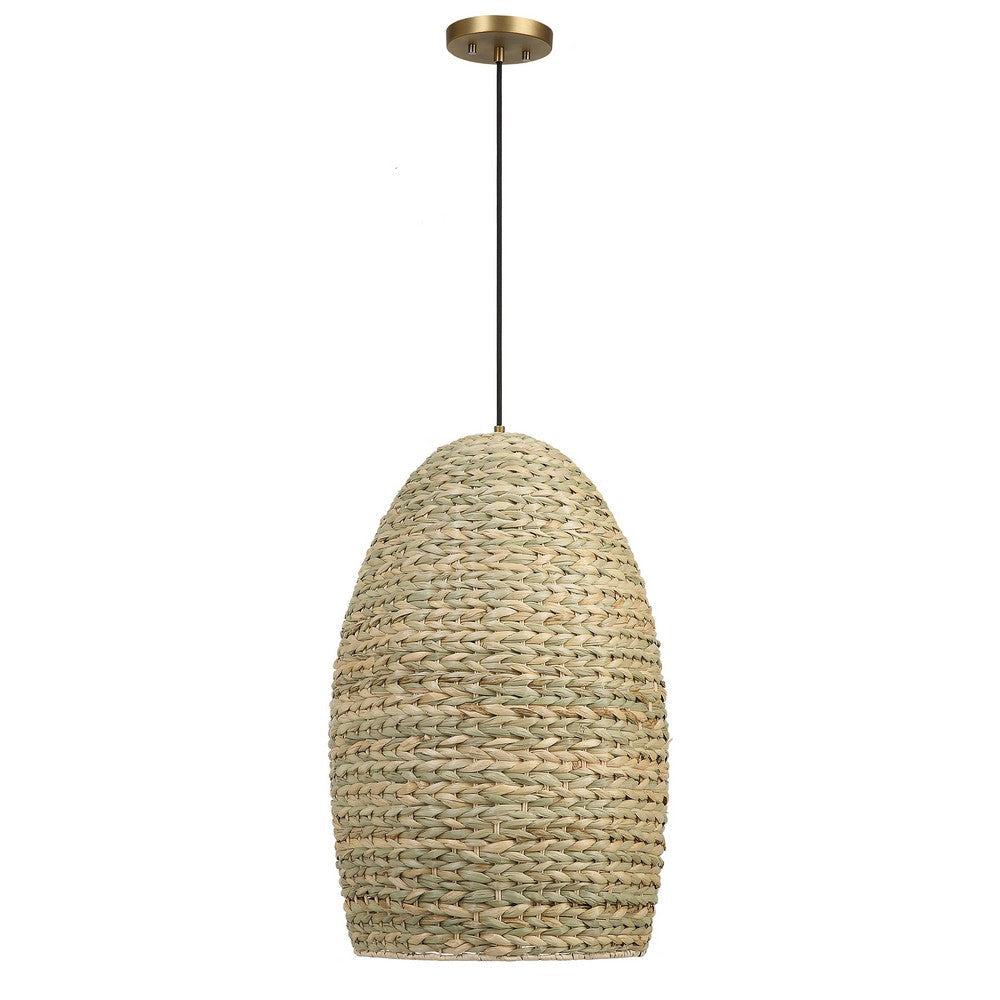 Uttermost Cardamom 1 Light Woven Rope Pendant By Casagear Home UT-21587