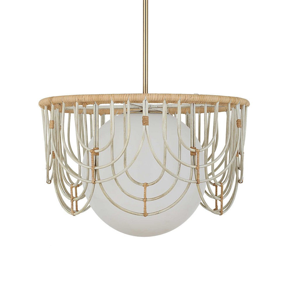 Uttermost Arches 1 Light Rattan Pendant