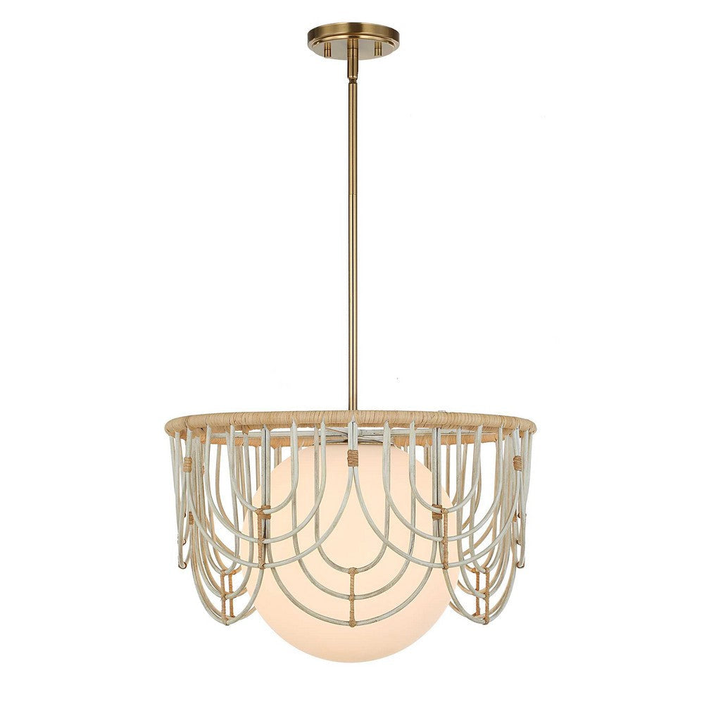 Uttermost Arches 1 Light Rattan Pendant UT-21605