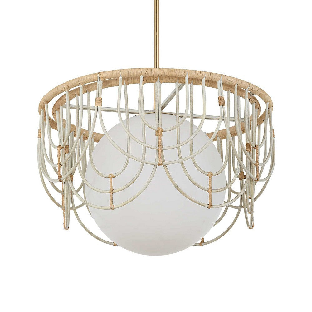 Uttermost Arches 1 Light Rattan Pendant UT-21605