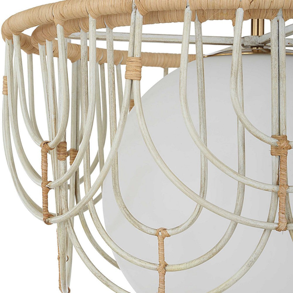 Uttermost Arches 1 Light Rattan Pendant UT-21605