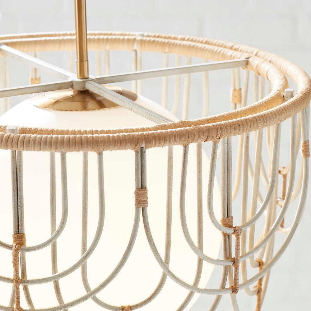 Uttermost Arches 1 Light Rattan Pendant UT-21605