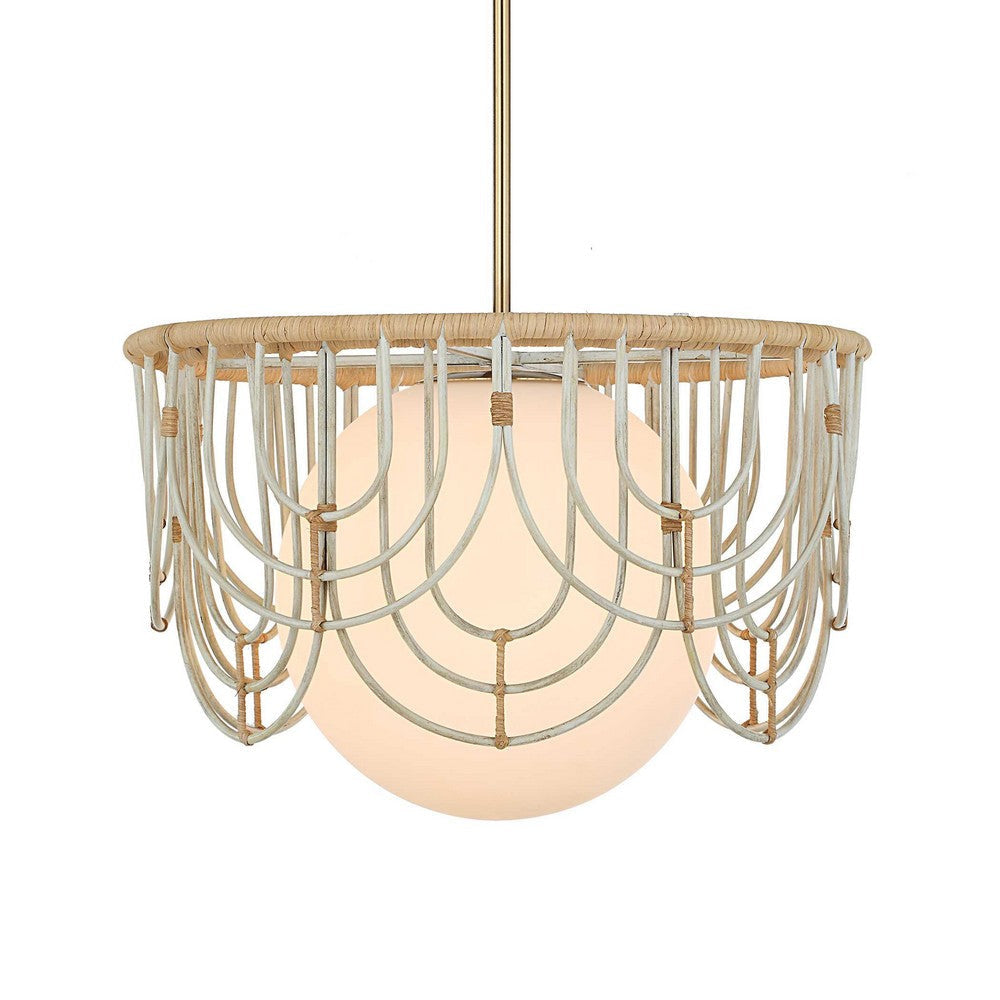 Uttermost Arches 1 Light Rattan Pendant UT-21605