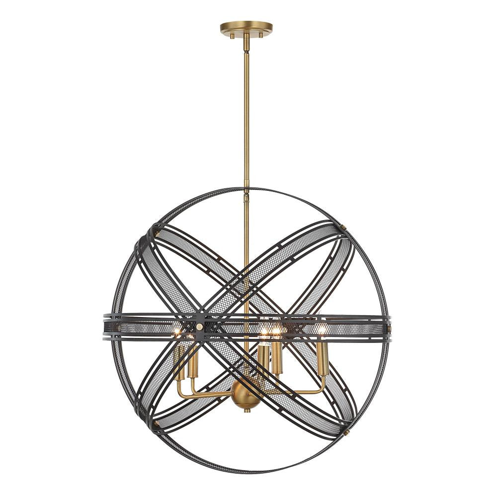 Uttermost 21606 Spherical - 5 Light Pendant-27.5 Inches Tall and 27.75 Inches Wide UT-21606