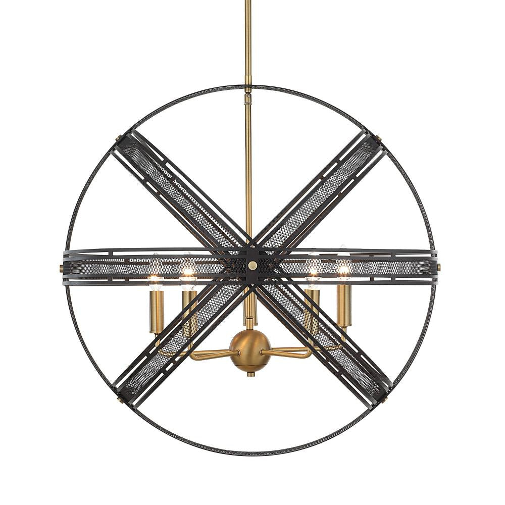 Uttermost 21606 Spherical - 5 Light Pendant-27.5 Inches Tall and 27.75 Inches Wide UT-21606