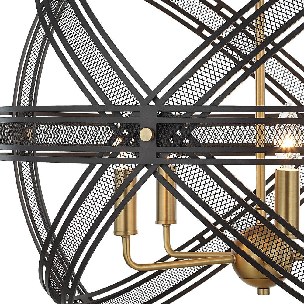 Uttermost 21606 Spherical - 5 Light Pendant-27.5 Inches Tall and 27.75 Inches Wide UT-21606