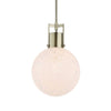 Uttermost Huch 1 Light White Glass Pendant UT-21609