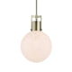 Uttermost Huch 1 Light White Glass Pendant UT-21609