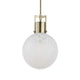 Uttermost Huch 1 Light White Glass Pendant UT-21609